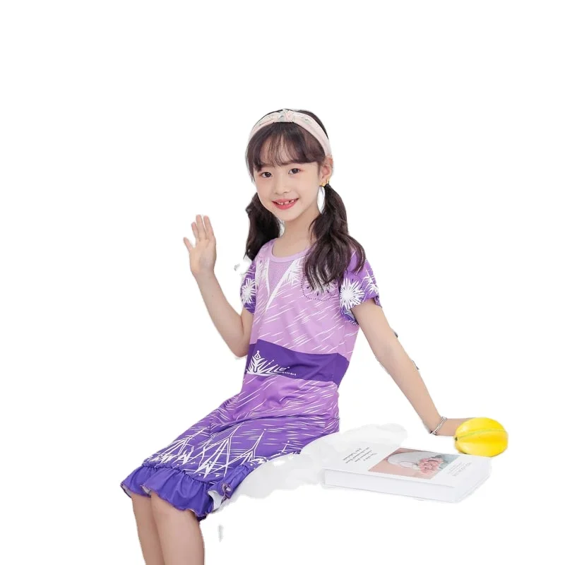 

Nightdress Children's Round Neck Pajamas Children's Home Clothing Sleeveless Nightdress