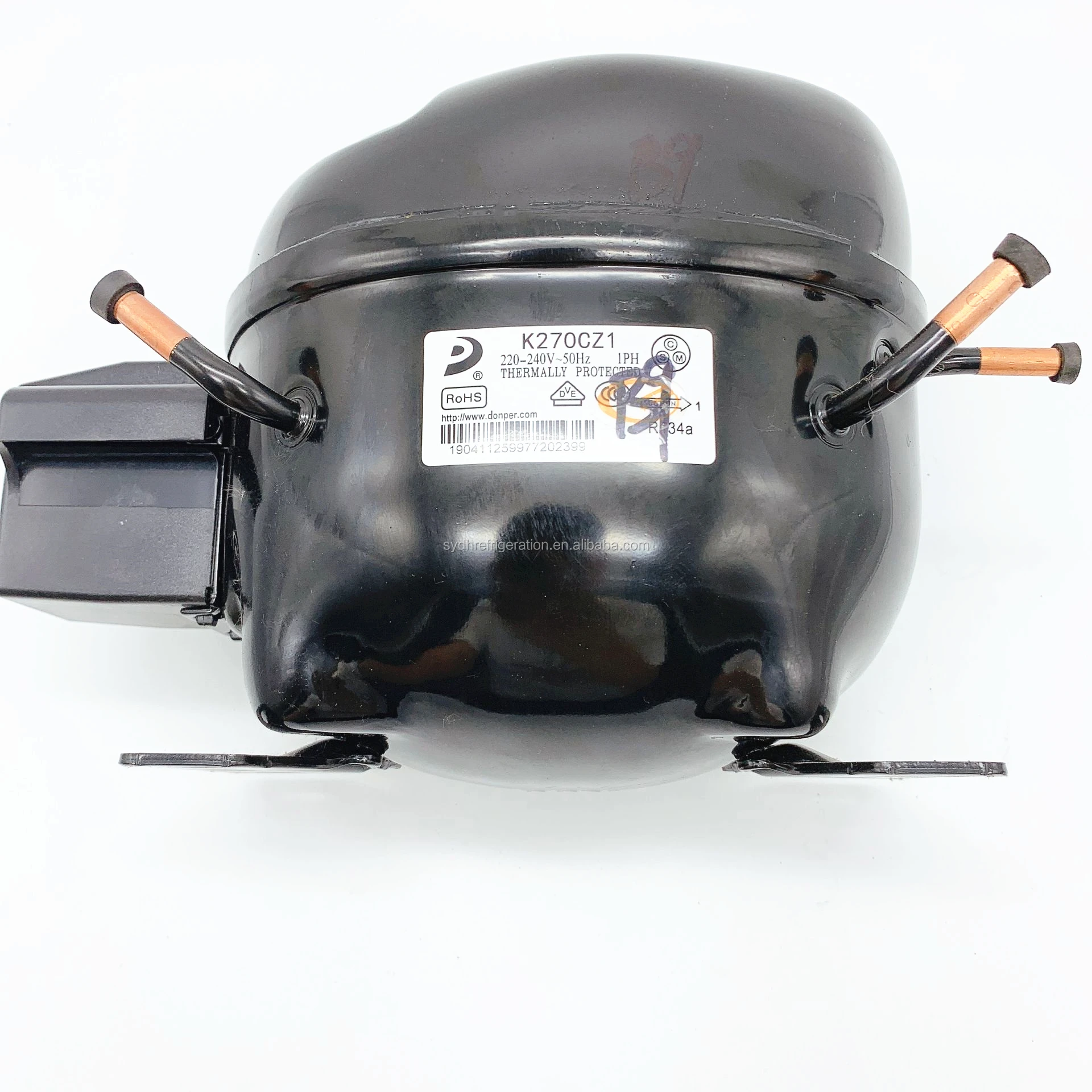 K270cz1 Small Refrigerator Compressor Freezer Compressor R134a 1/3hp