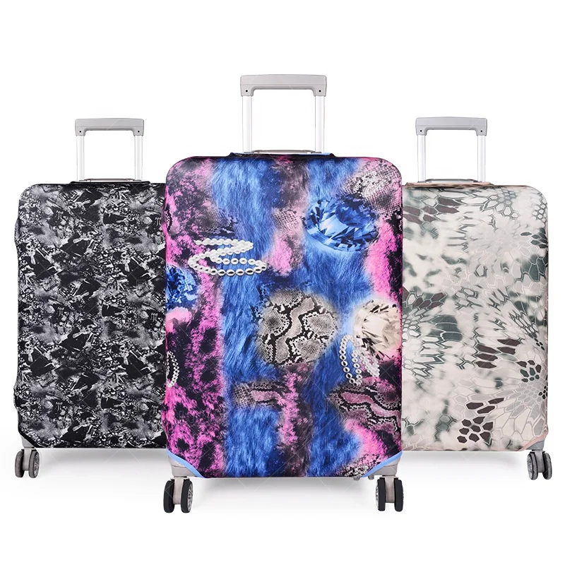 

New Product Ideas Suitcase Parts Sublimation Luggage Protective Cover, Luggage Trolley Suitcase Cover, Customized color