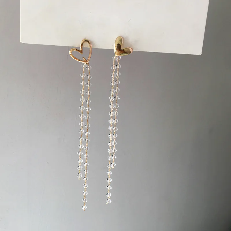 New korean earrings long unsym
