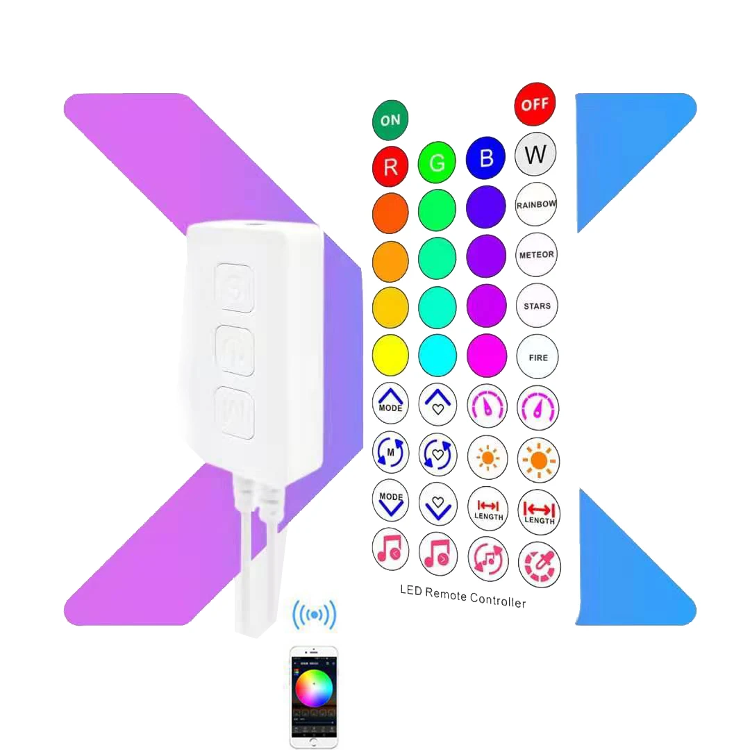 Image of DC5-24V SP611E Sync Music Timer Mode wifi led Controller For WS2812B WS2811 etc RGB Addressable Led Strip