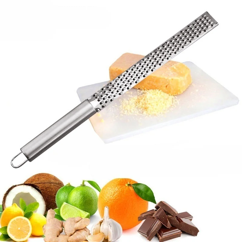 

New Stainless Lemon Cheese Vegetable Zester Grater Peeler Slicer Kitchen Tool Gadgets Fruit Vegetable Chopper