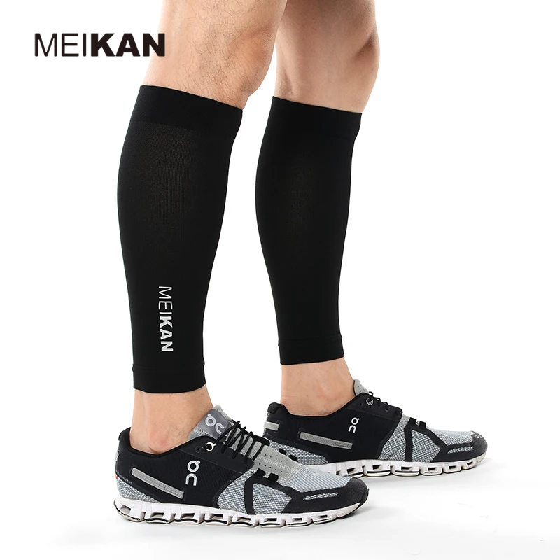 

MEIKAN In Stock Hot Sale Colorful Stretch Fitness Exercise Sports Sleeve Compression Calf