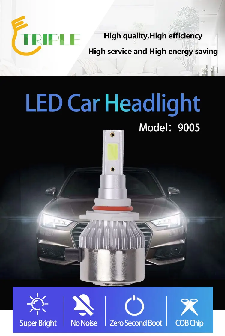 Cheap Adjustable Replacement Small Mini Led H7 Car Light Automotive Lamp 1500lm H11 H4 Auto Car H4 Led H7 Led Headlight