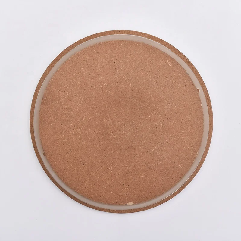 Round wooden lid for candle jar wholesales