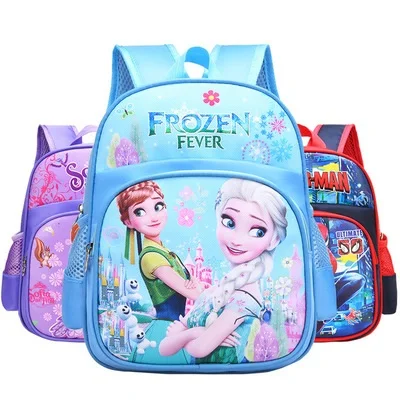 

12 Inch Satchel Kindergarten Kids Backpack Children School book Bag, Dinosaur,mermaid,unicorn,russia baby