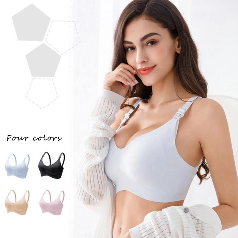 

Sexy Comfortable Wireless Breastfeeding Nursing Bra