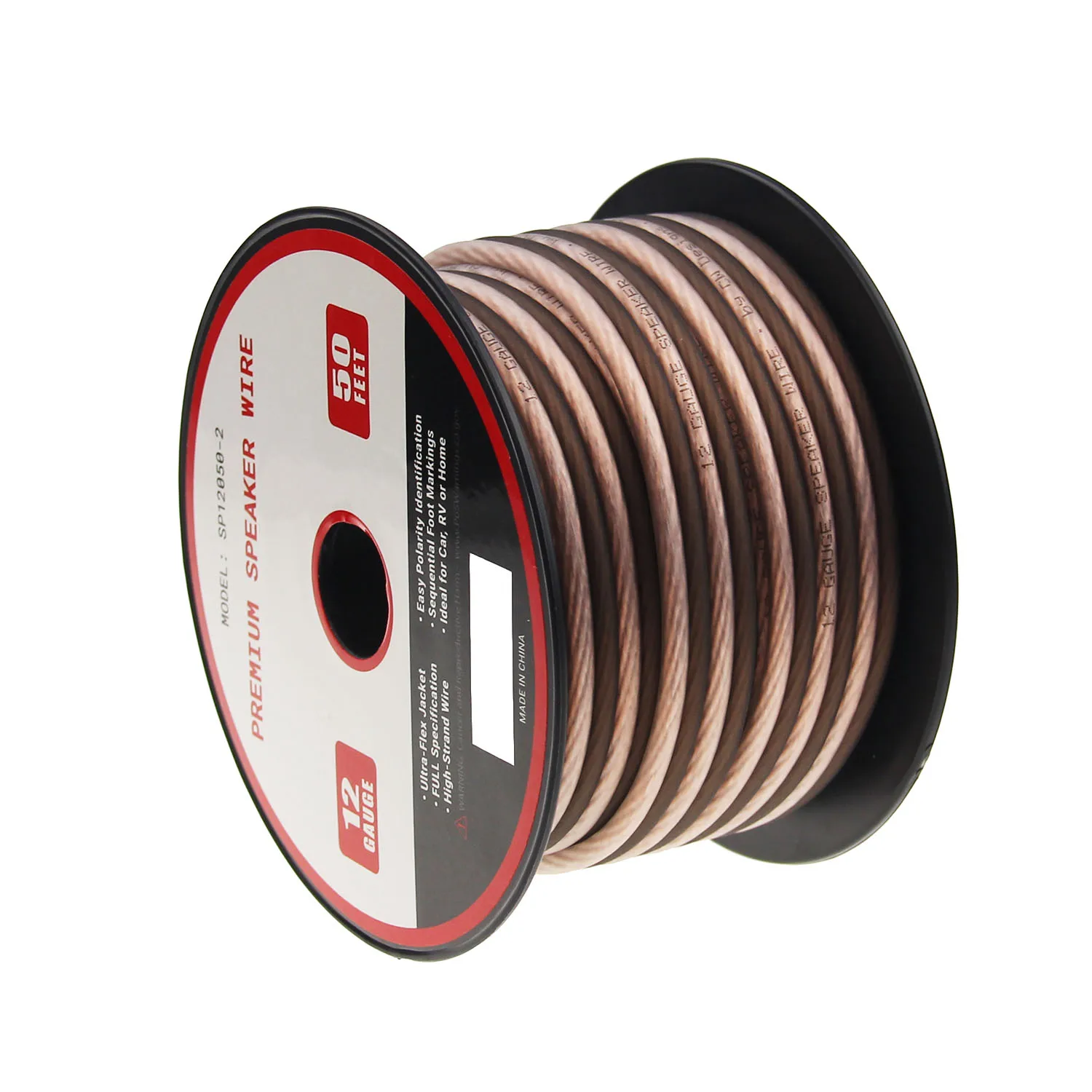 

12 AWG CCA red flexible professional speaker cable wire