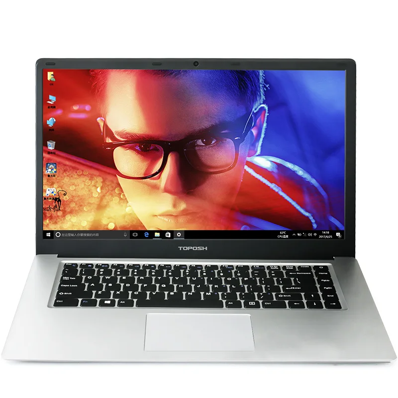 

15.6 inch cheap laptops intel j3455 with 4g ram 64g ssd laptops and desktops in stock, Silver