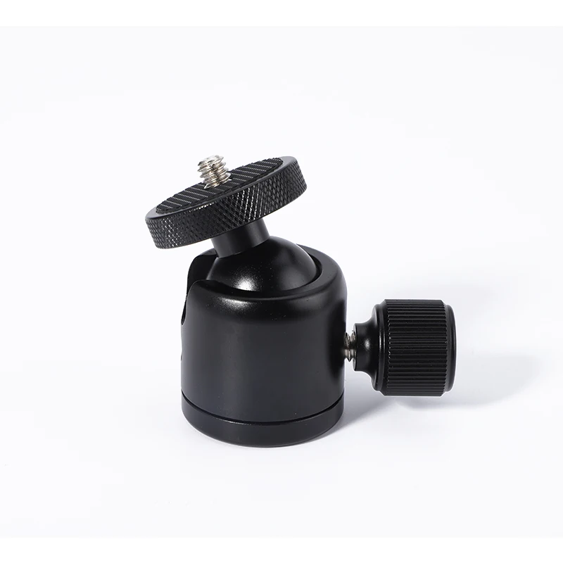 

Camera Tripod Flash Aluminum Alloy Mini Ball Head Tripod Head 360 Degree Rotating Metal Ball Head