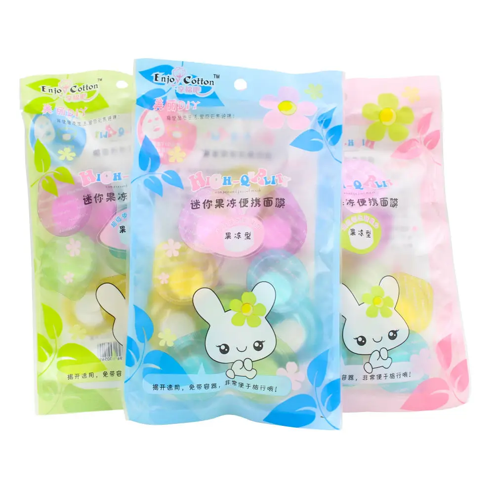 

Compressed Facial Mask Tissue Disposable Diy Candy Packaging Plant Fiber Facial Mask, Natural white