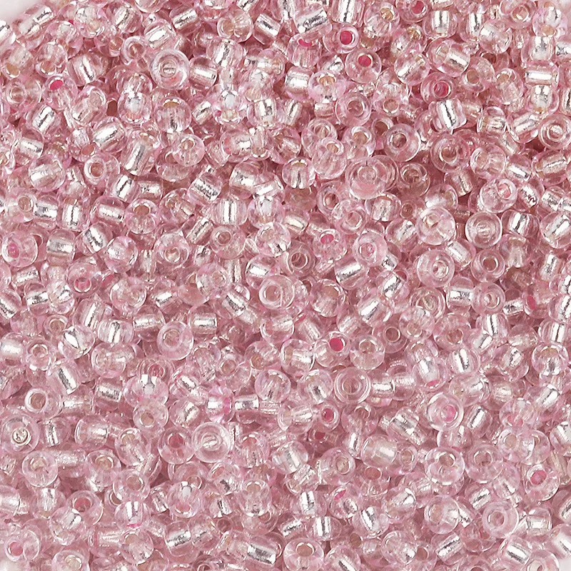 

6/0 8/0 11/0 12/0 Silver Lined Round Hole Glass Seed Beads 2mm 3mm 4mm for Bracelet Jewelry Making, Multi colors