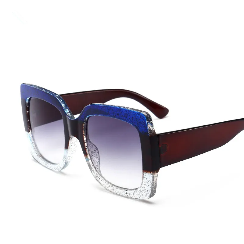 

European American G Large Frame Three-color Ladies Trendy Fashion Sunglasses