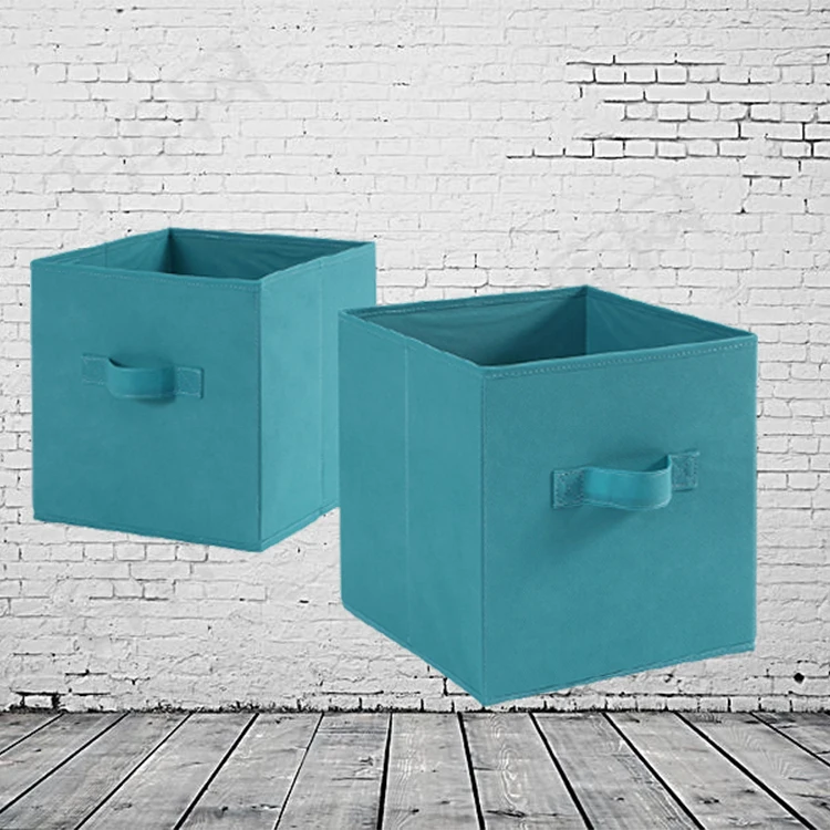 

Foldable Kids Fabric Storage Bins Closet Organizer Boxes Cloth Storage Boxes & Bins, Multi-color