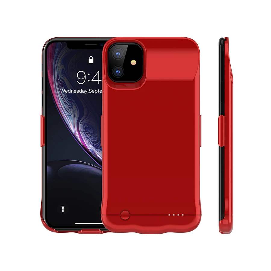 

High quality for battery case for iPhone 11 with buckle ;4000mAh Power bank for iPhone 11, Blakc /white/gold / red
