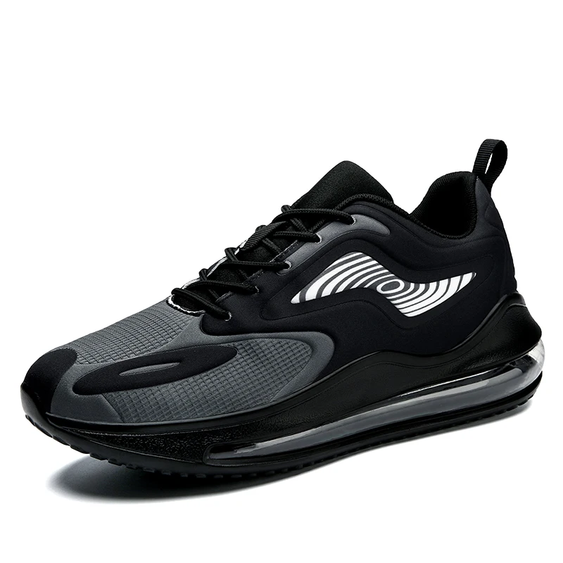 

Large Size Mens Sports Footwear Tennis Breathable Jogging Air Cushion Shoes casual shoes, Black+multi/black+grey/grey