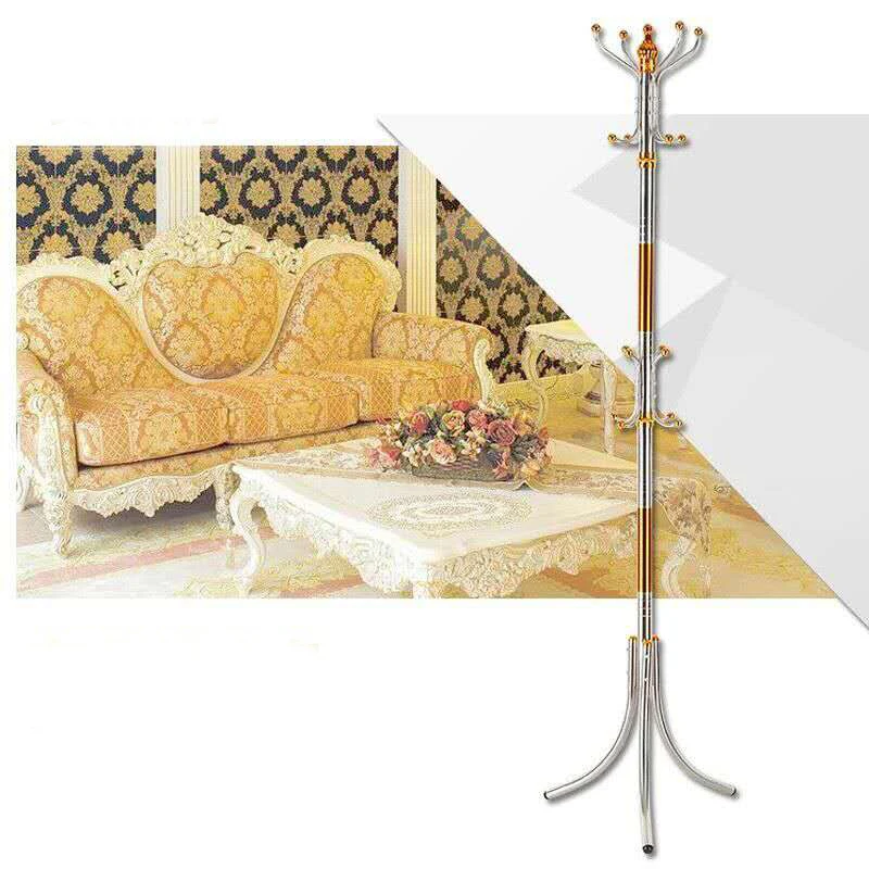 
Clothes Tree Floor Coat Racks Stand Tree Cheap Wholesale Stainless Steel 