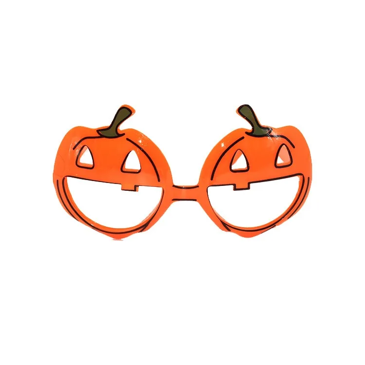 

Classic fancy dress party funny pumpkin skull shape Halloween glasses, 10 color