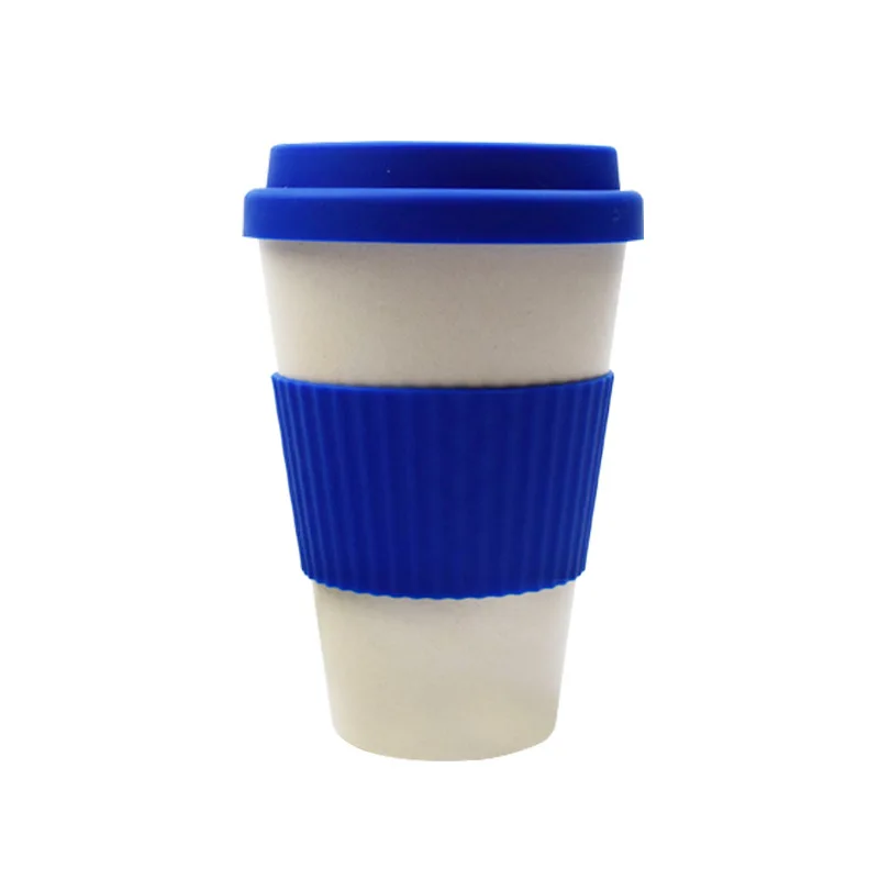 

Mikenda custom high quality bamboo fiber coffee cup mug, Customized color acceptable