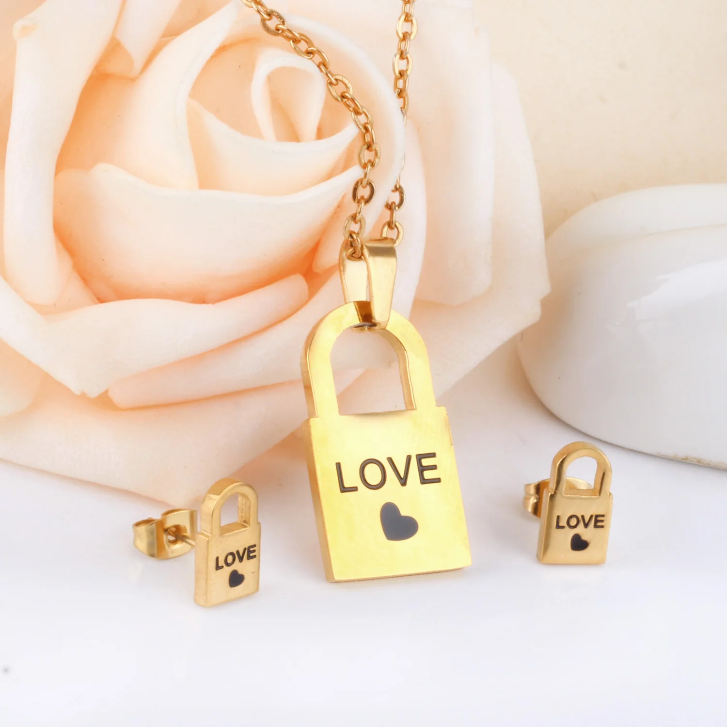 Romantic Lock Key Love Promise