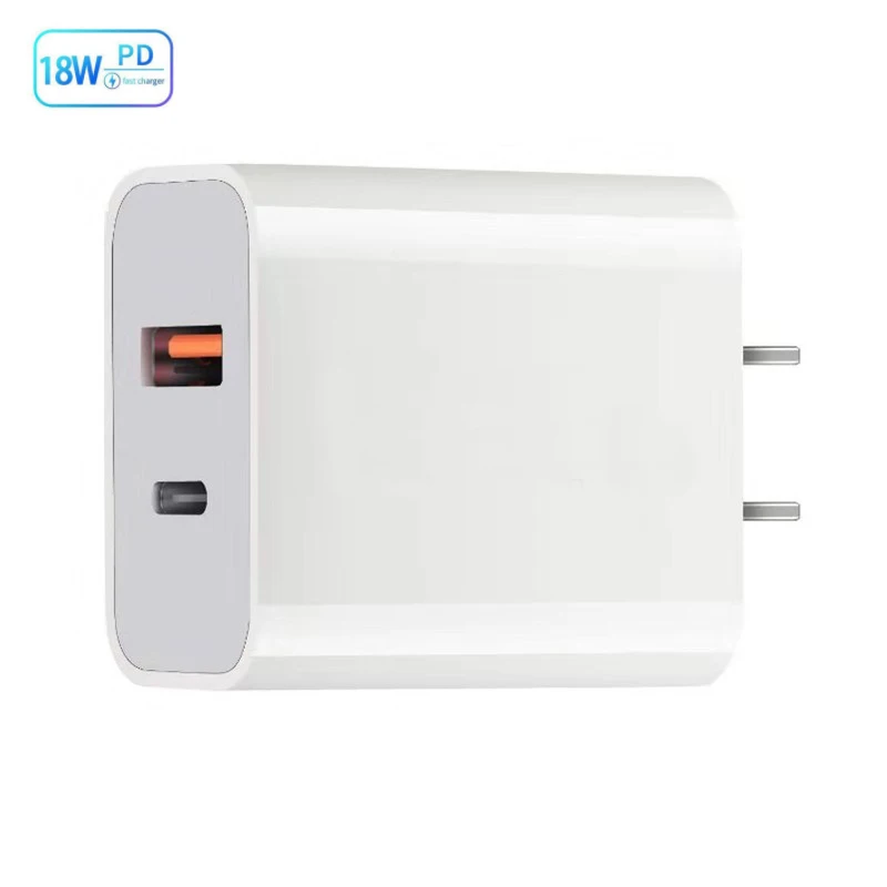 

Wall Charger 20W 2Port Fast Charger 18W Type-C Qc3.0 Pd For Dual Audio Adapter Iphone 12/12 Mini/12 Pro