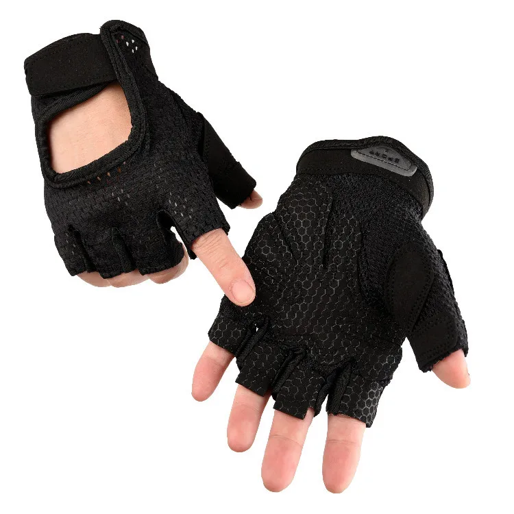 
wholesale fashionable grip non slip padded sports gym yoga gloves 