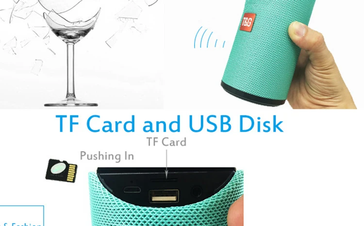Hi fi woofer speaker outdoor subwoofer rechargeable TG waterproof bluetooth 5.0 TG113 wireless bluetooth speaker - ANKUX.COM