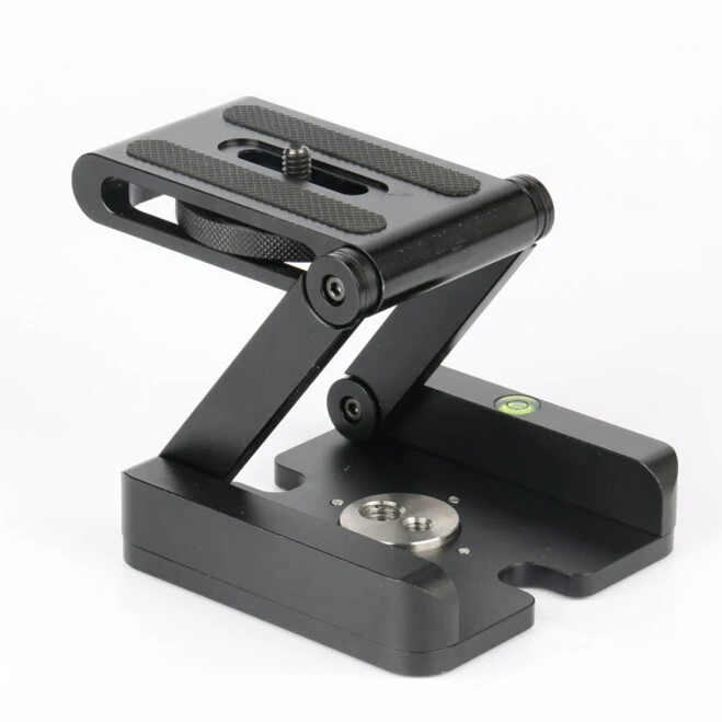 

DSLR Camera Holder Tripod Head Folding Z Type Bracket Tripod Head Tilt Head, Black