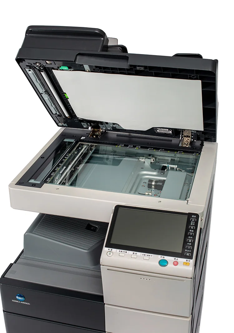 黑色复印机机柯尼卡美能达bizhub bh454e bh554e使用复印机a3