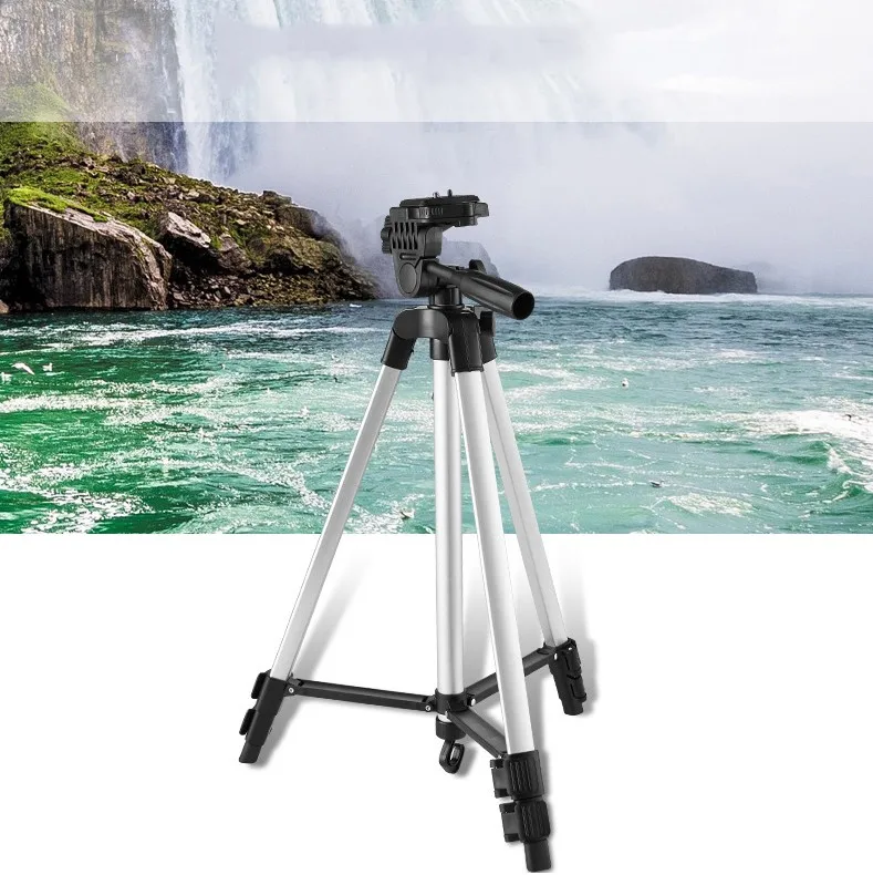 

330A aluminum alloy tripod 1325mm professional portable tripod bracket is suitable for camera SLR mobile phone tripod