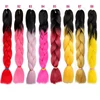24'' 100g Two Colored Synthetic Hair Jumbo Braiding Expressions Hair For Braiding