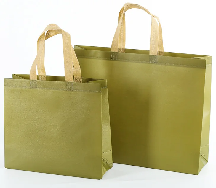 

custom logo printed recycle grocery tote fabric pp nonwoven non woven shopping bag, Customized color