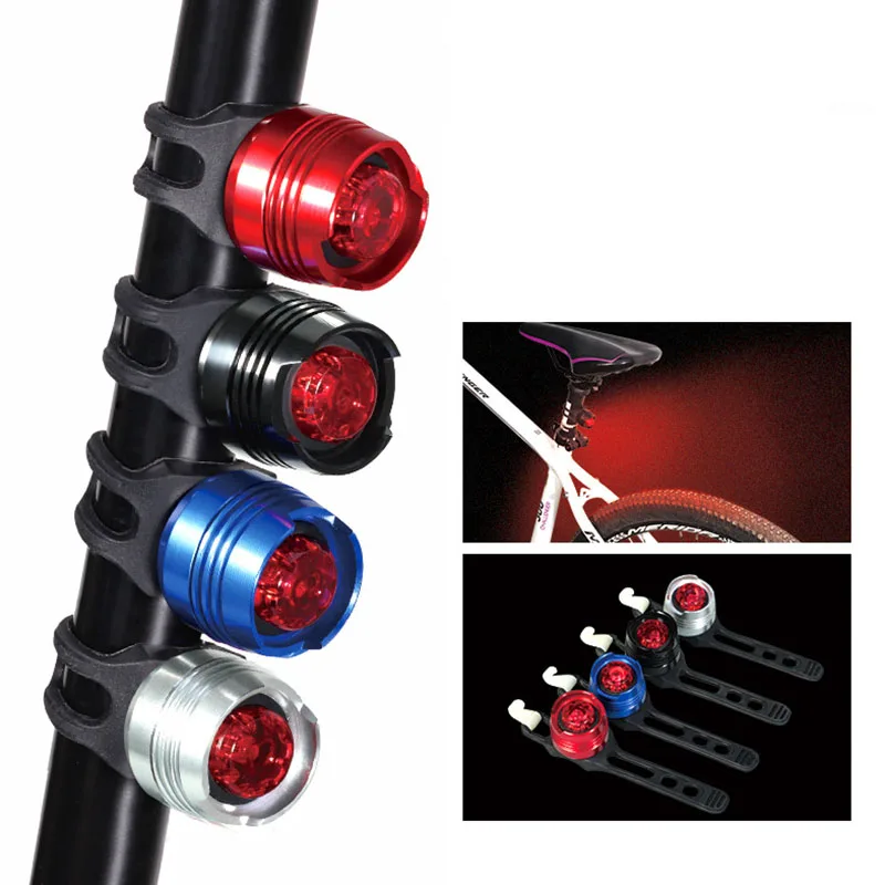 
SHIZIWANGRI Mini Bike Taillight USB Rechargeable Bicycle Rear Lamp White LED MTB Cycling Warning Light 3 Modes Bike Back Light 