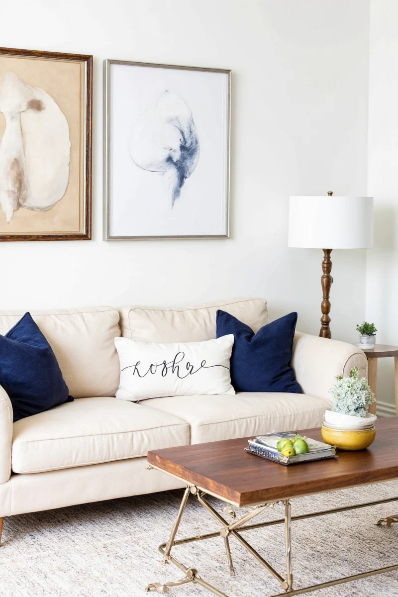 Touch-and-feel wall art with letters and textures