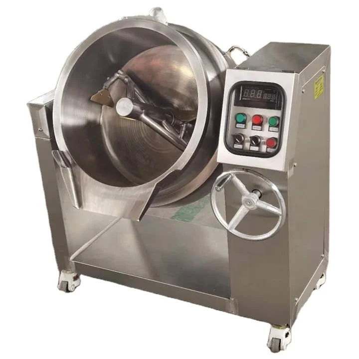 Food processing industrial jacketed kettle automatic cooking mixer machine