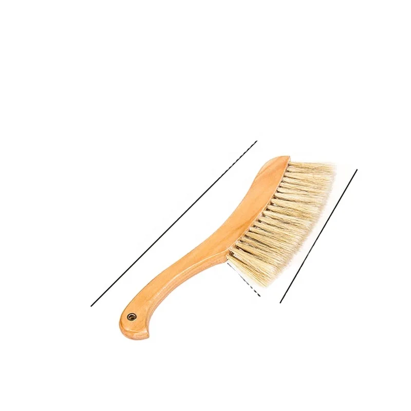 

YDM Natural Solid wooden bed brush cleaning brush broom bristles mane dusting sofa bed sheet sweep bed brushes 31.5cm*20cm*5cm, Picture