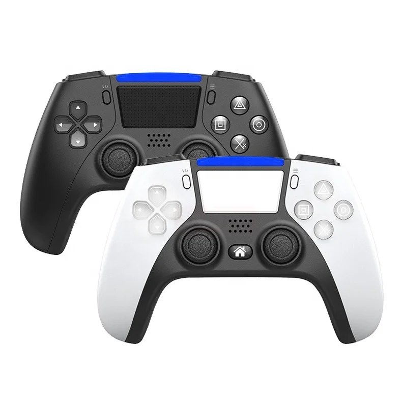 

DualShock Wireless Game Controller PS4 Joystick Applicable for SLIM PRO PS4 PC Android Mobile, Black and white