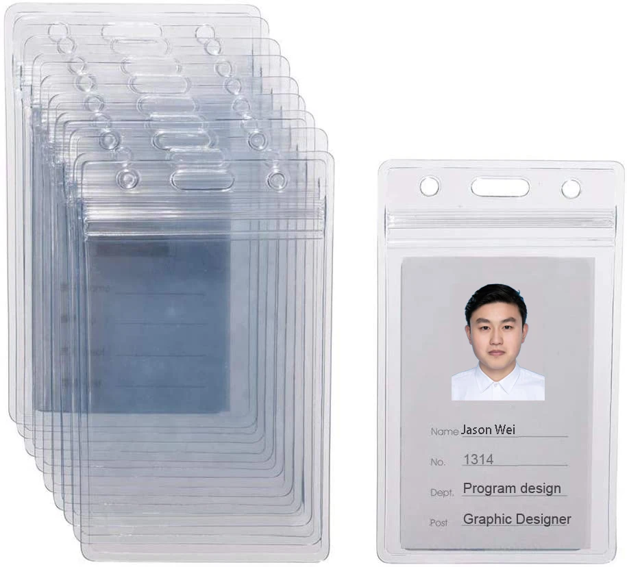 

Wholesale Cheap Office Exhibition PVC Id Card Holder with Lanyard, Custom color