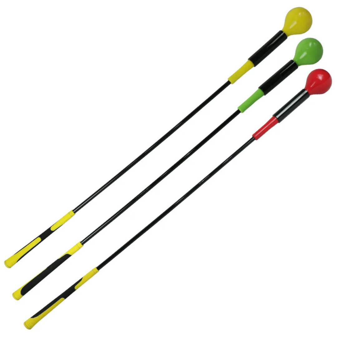 

Custom Logo Trainer Aid - Power Flex Golf Swing Training Aid Golf Swing For Strength and Tempo Golf Warm Up Stick 2 Grips, Red ,yellow ,green ,blue ,black