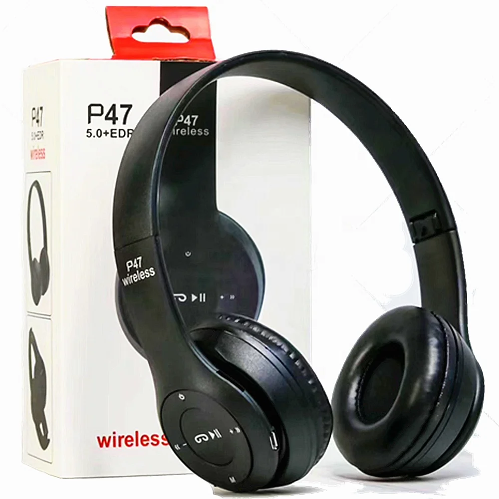 

High Quality P47 Earbuds Wireless Operation Boat Earphone Headphone Headset Level With Smartphone, 5 color
