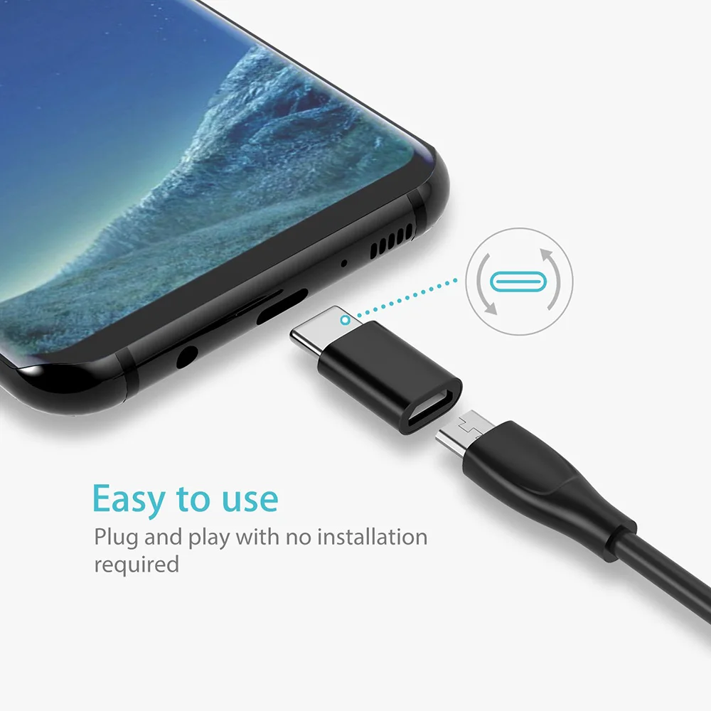 Usb Type C Adapter Xanuan Aluminum Usb C To Micro Usb Convert Connector