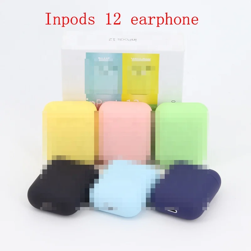 

Inpods I12 Tws True Wireless Stereo Mini Sport Earbuds Macaron Earphones Headphone