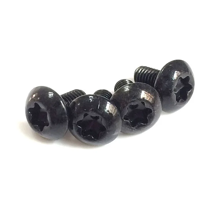 M3 M4 Steel Black Zinc Torx 6 Lobes Hexalobular Socket Button Head
