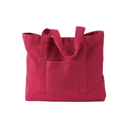 Canvas grocery handled bag