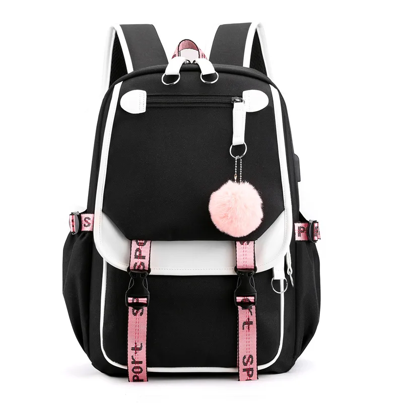 

New Design School Students Oxford Backpack Bag for Girls, 7colors