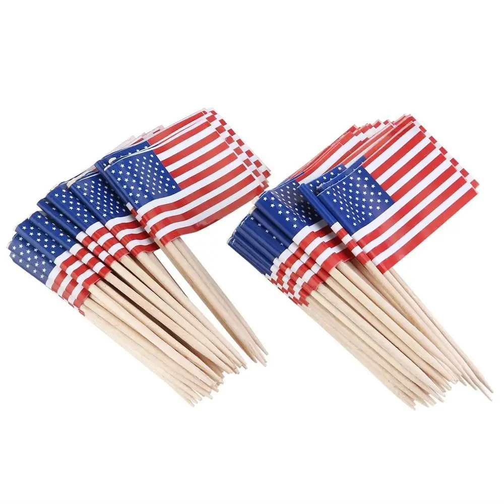 

burger flag picks custom cocktail toothpick flag