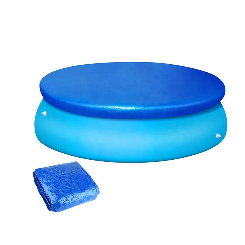 

Dustproof waterproof tarpaulin Multi Purpose Swimming Pool Cover for inflatable swimming pool cover, Blue