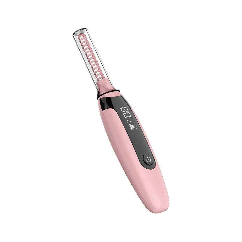 

YEOPARM On-screen display Heated Eyelash curler USB Rechargeable Private Label Portable Electric Heated Eyelash Curler