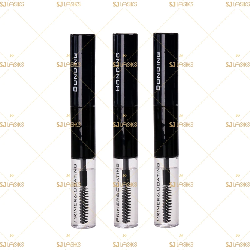 

Strong Hold Waterproof Eyelash Glue Dual-Sided Lash Bond with Primer with your logo from lash vendor, White/black/clear