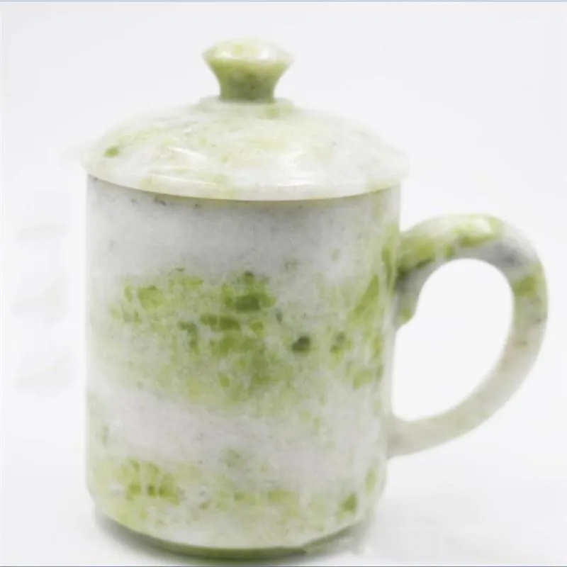 

Jade Tea Cups Cappuccino Cups Coffee Cups green Teacup Set, Light green and dark green